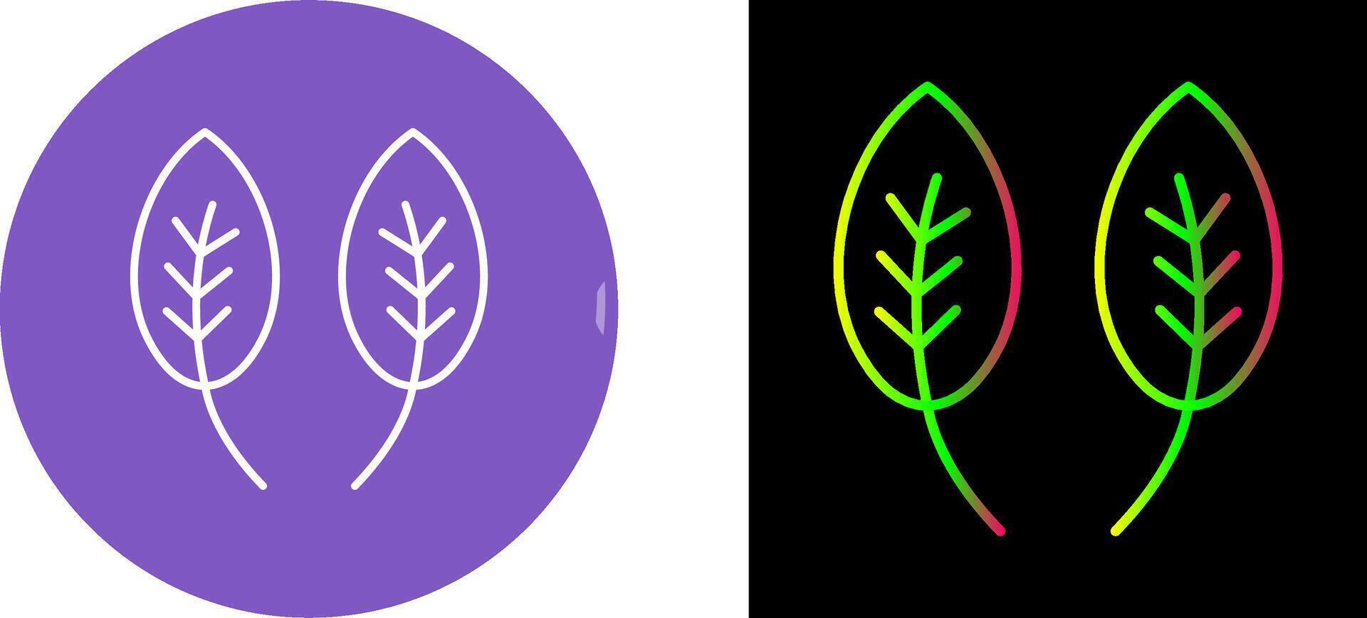 Herb Icon Design vector