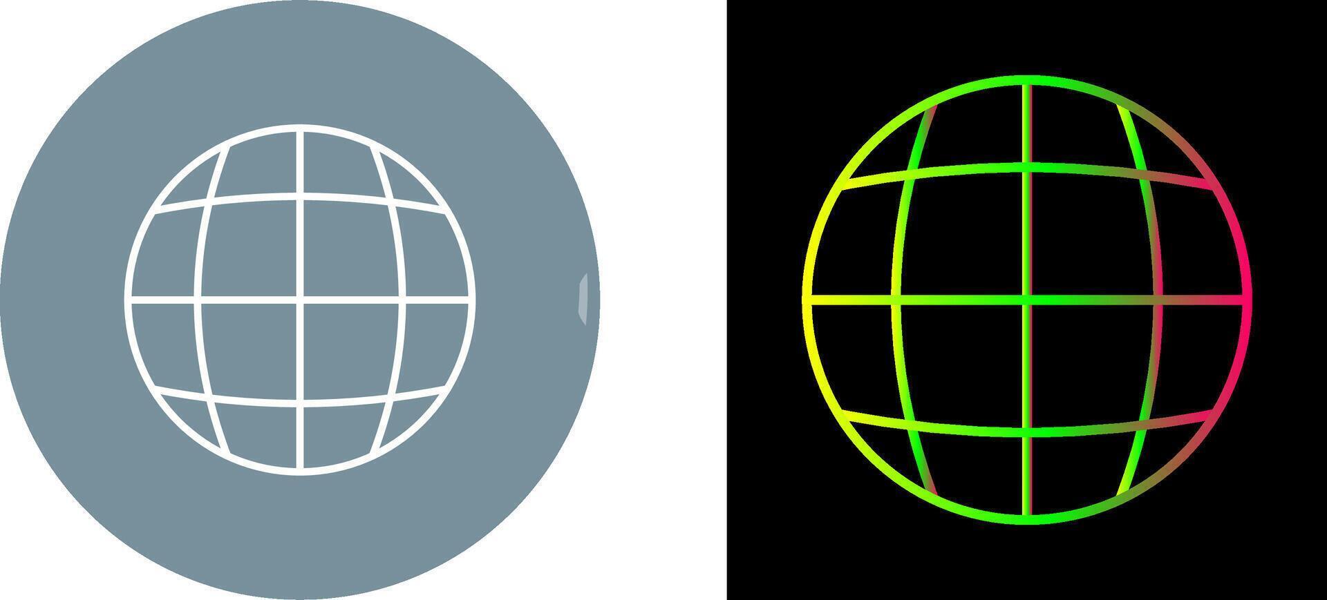 Globe Icon Design vector