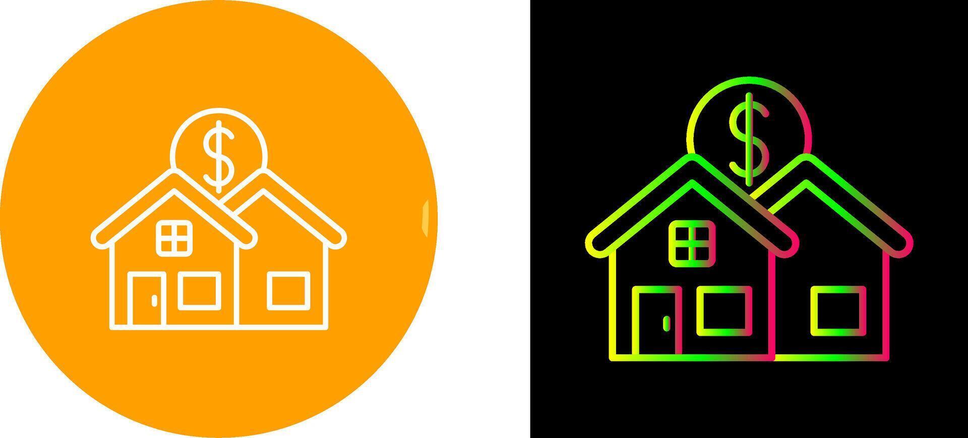 Residential Icon Design vector