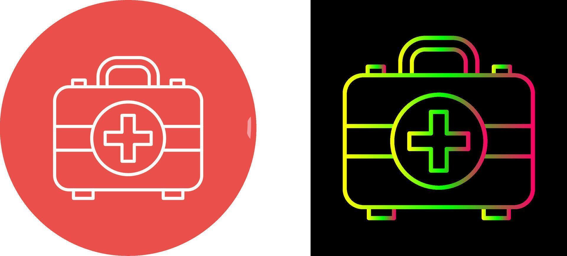 First Aid Kit Icon Design vector