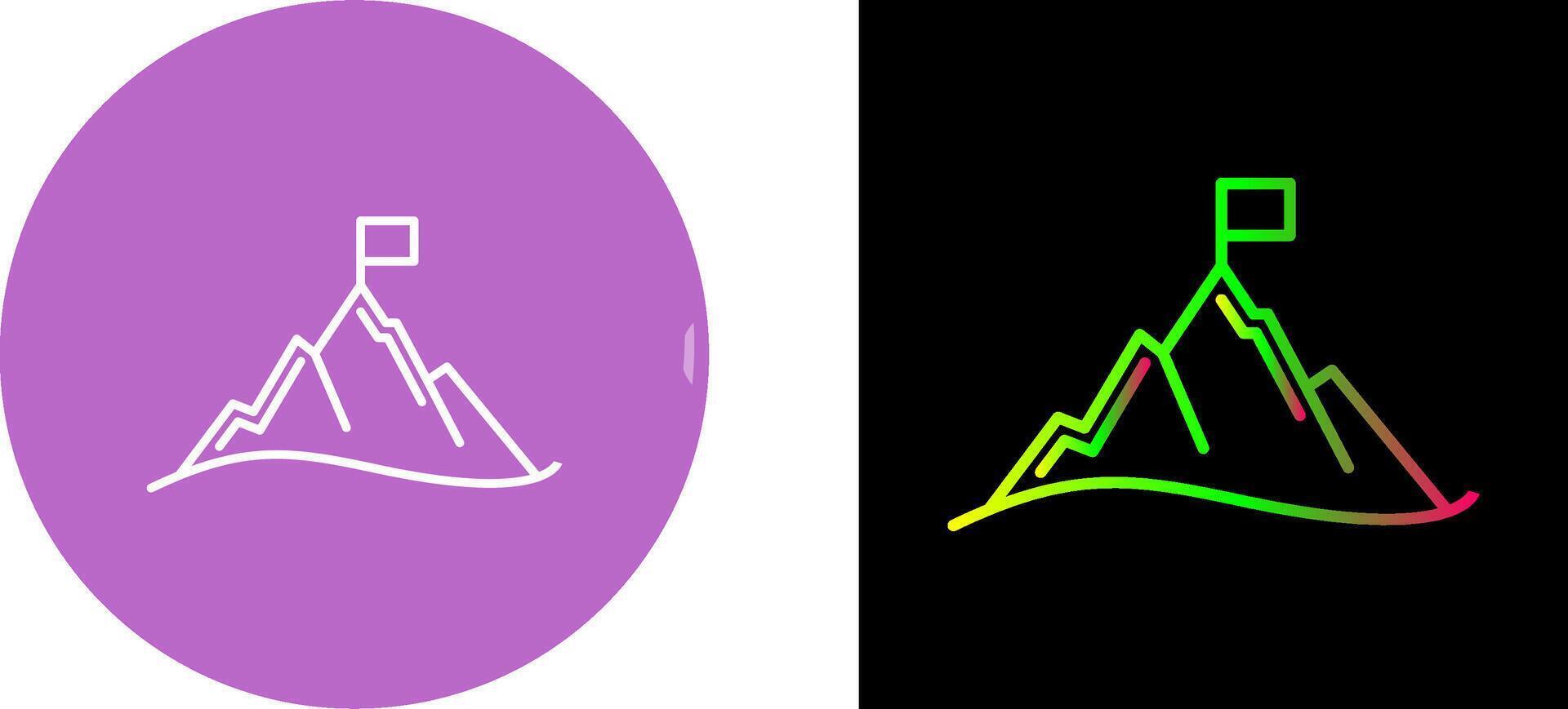 Mission Icon Design vector
