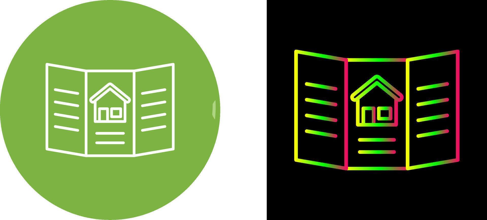 Brochure Icon Design vector