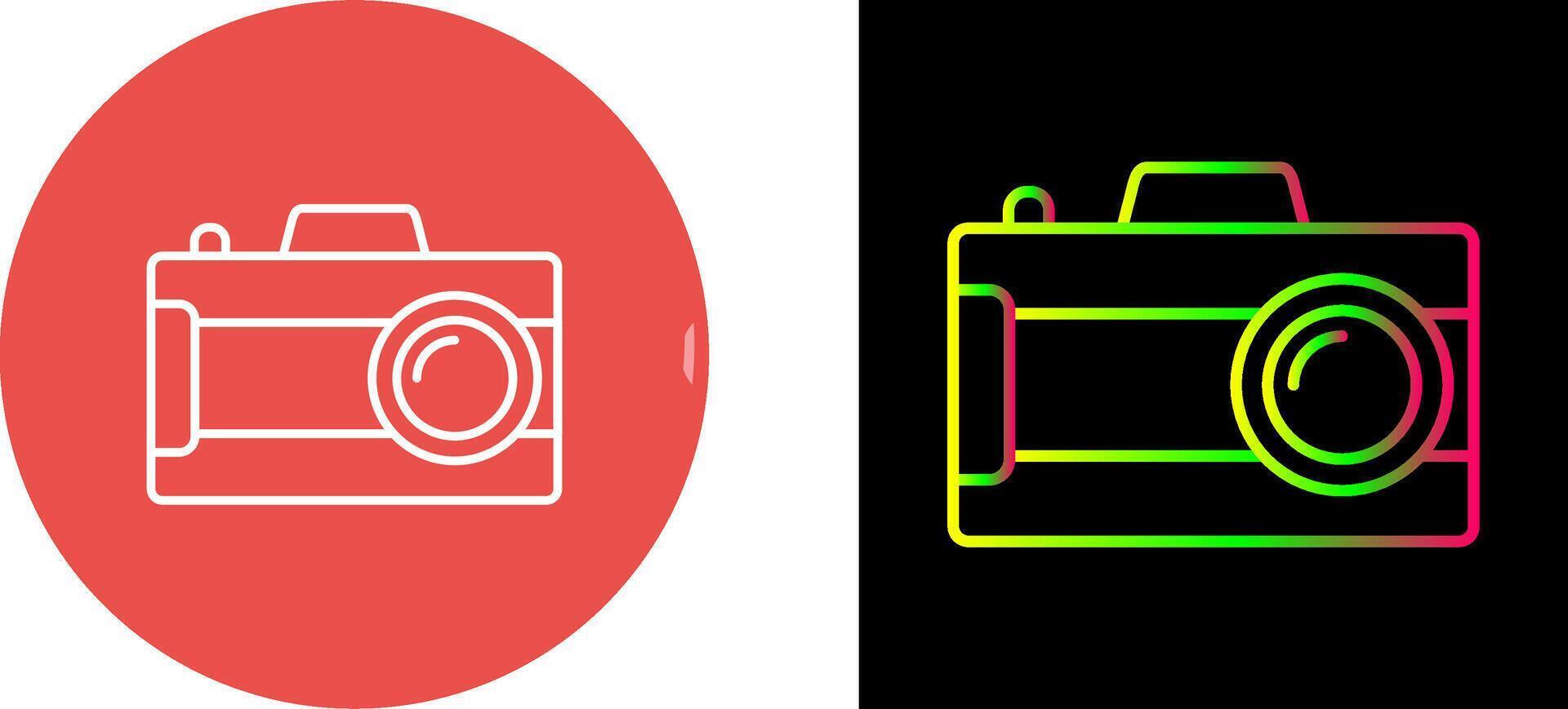 Digital Camera Icon Design vector