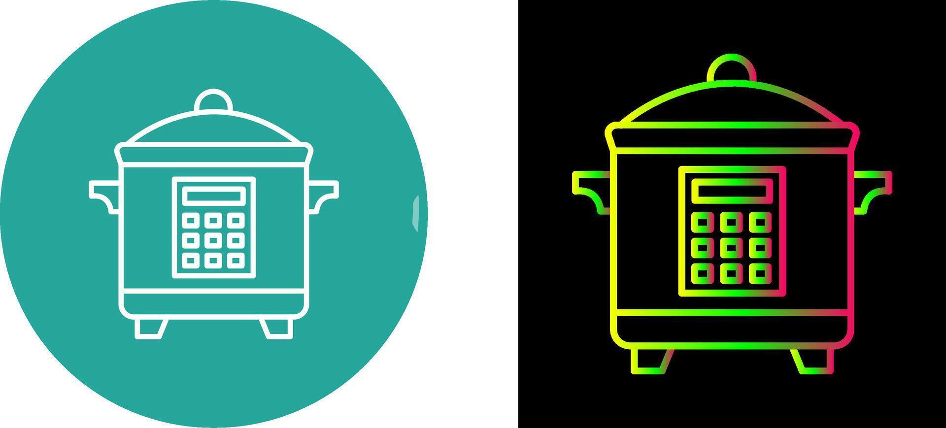 Cooker Icon Design vector