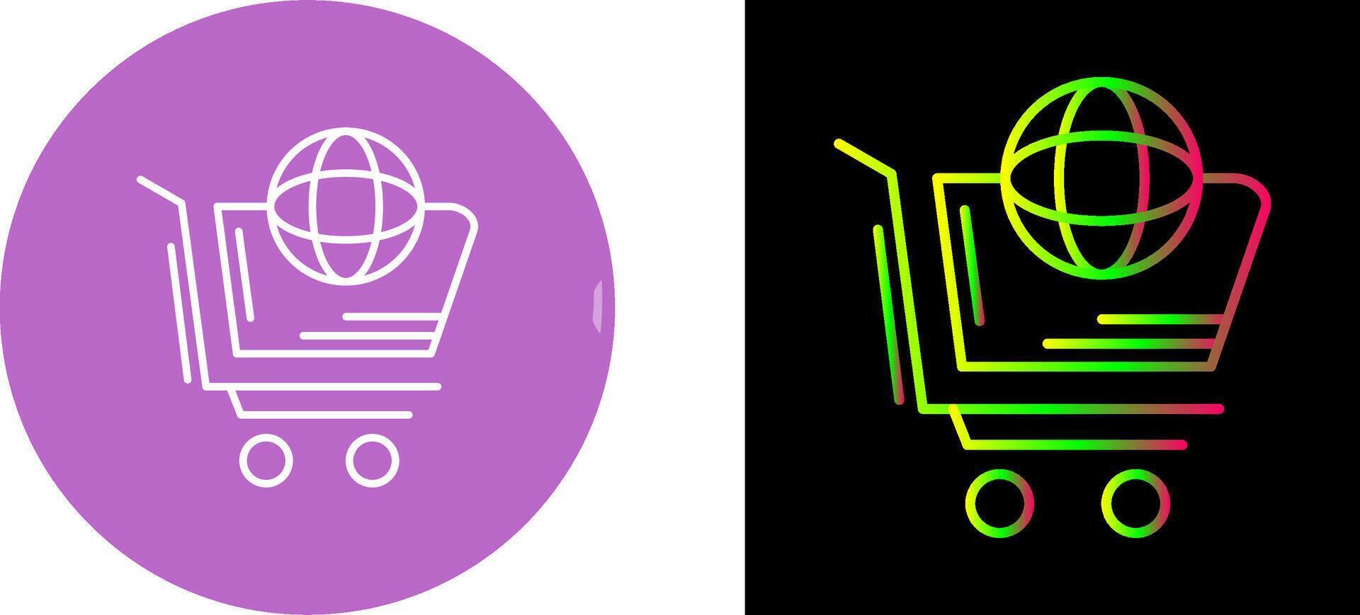 World Shopping Icon Design vector