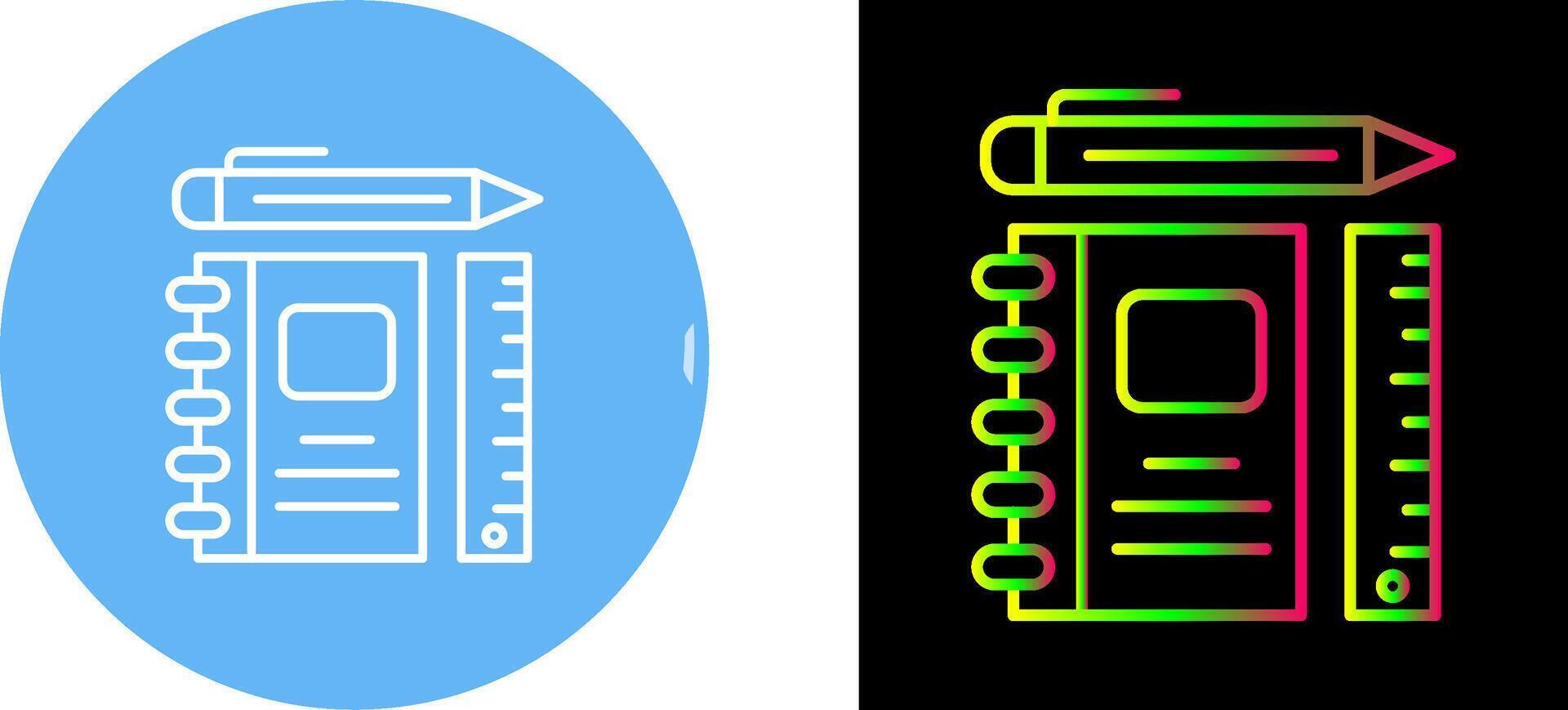 Learning Tools Icon Design vector