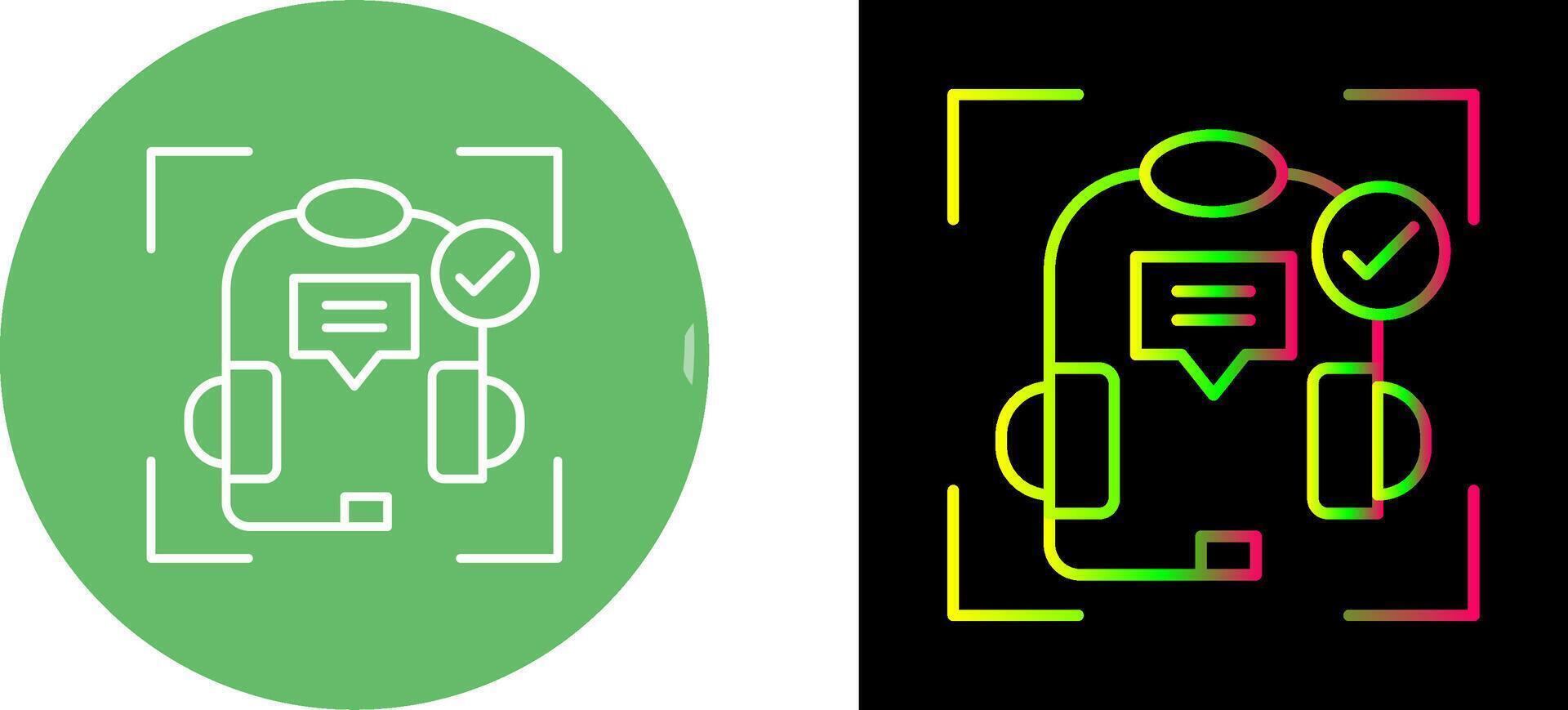 Technical Support Icon Design vector