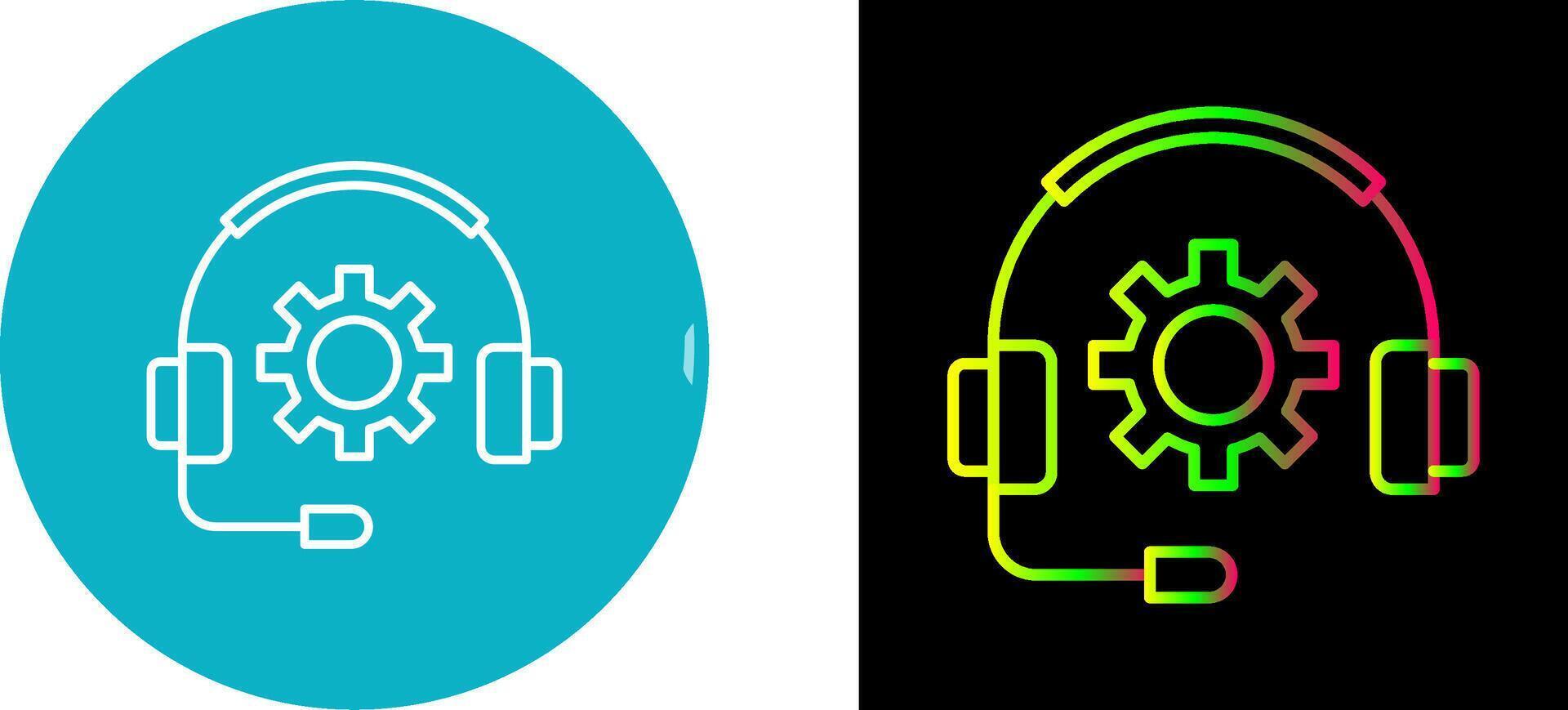 Customer Support Icon Design vector