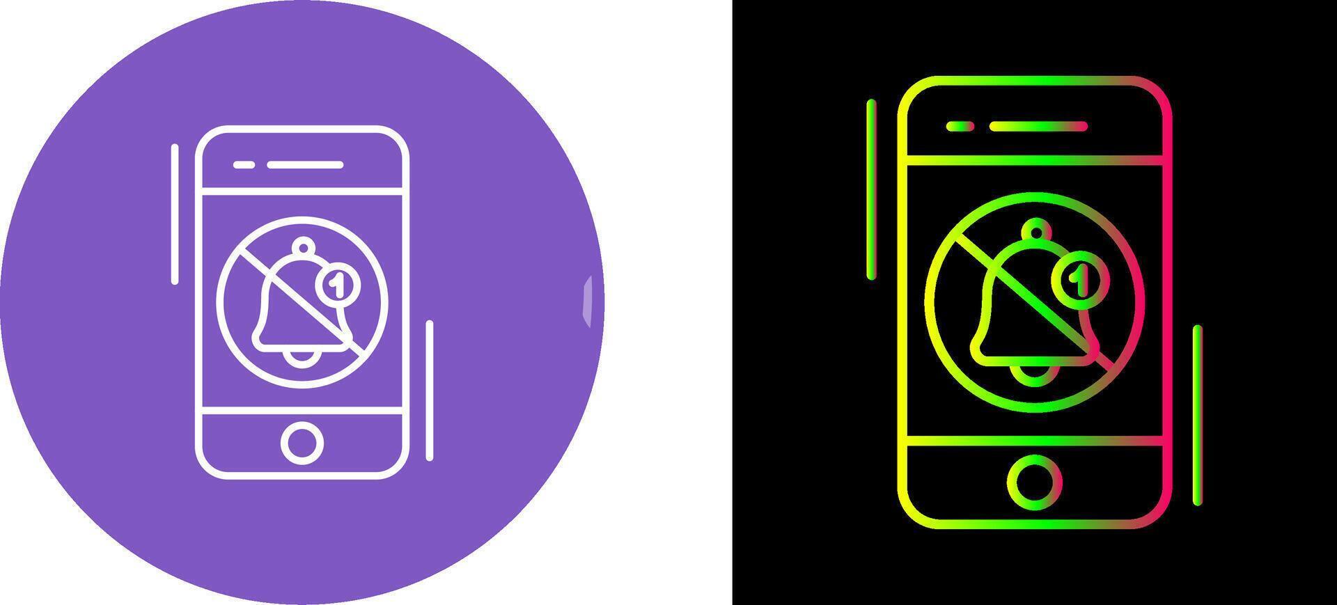 Silent Icon Design vector