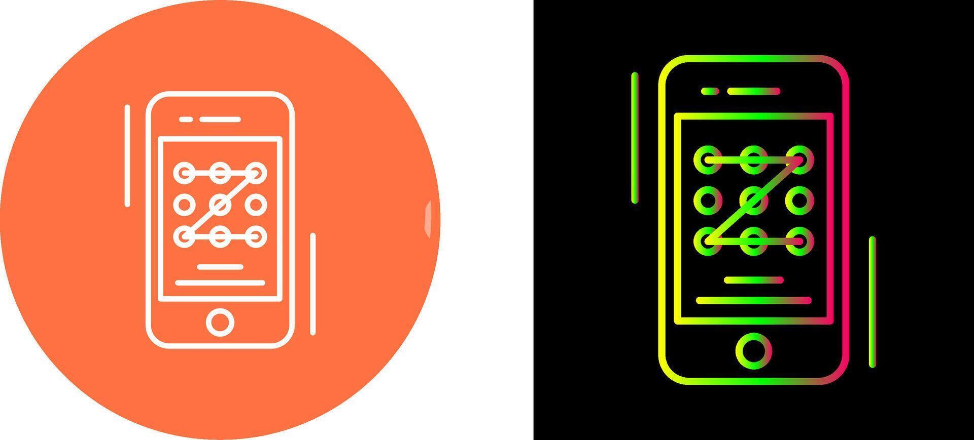 Pattern Code Icon Design vector