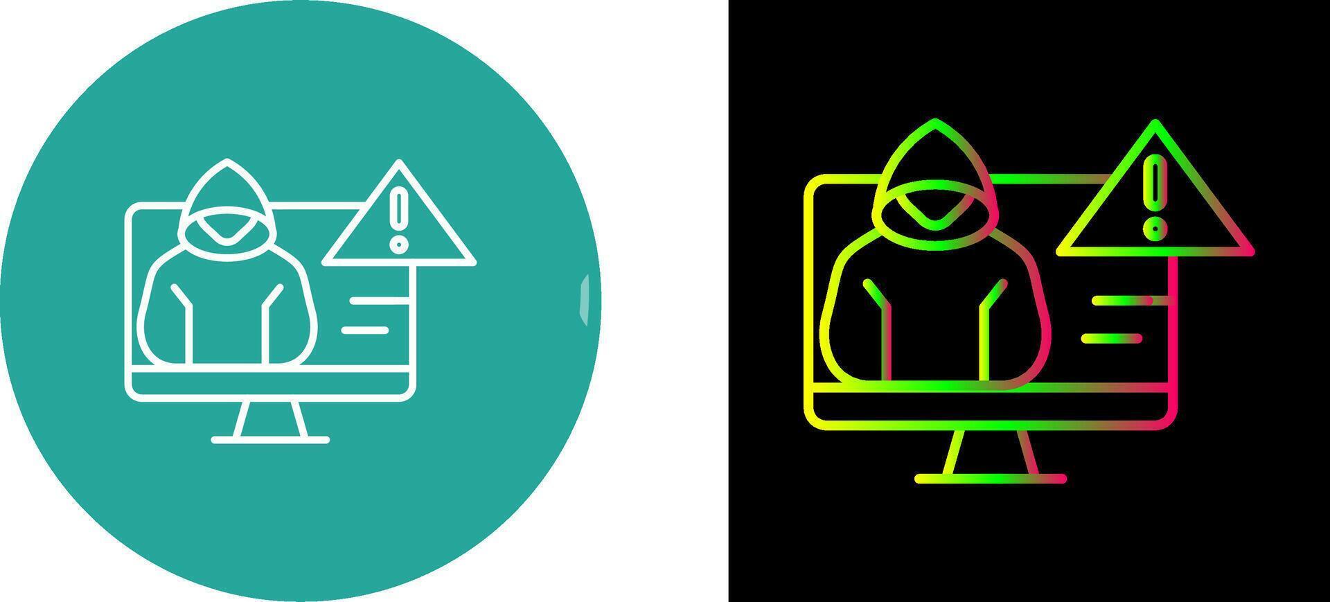 Threat Icon Design vector