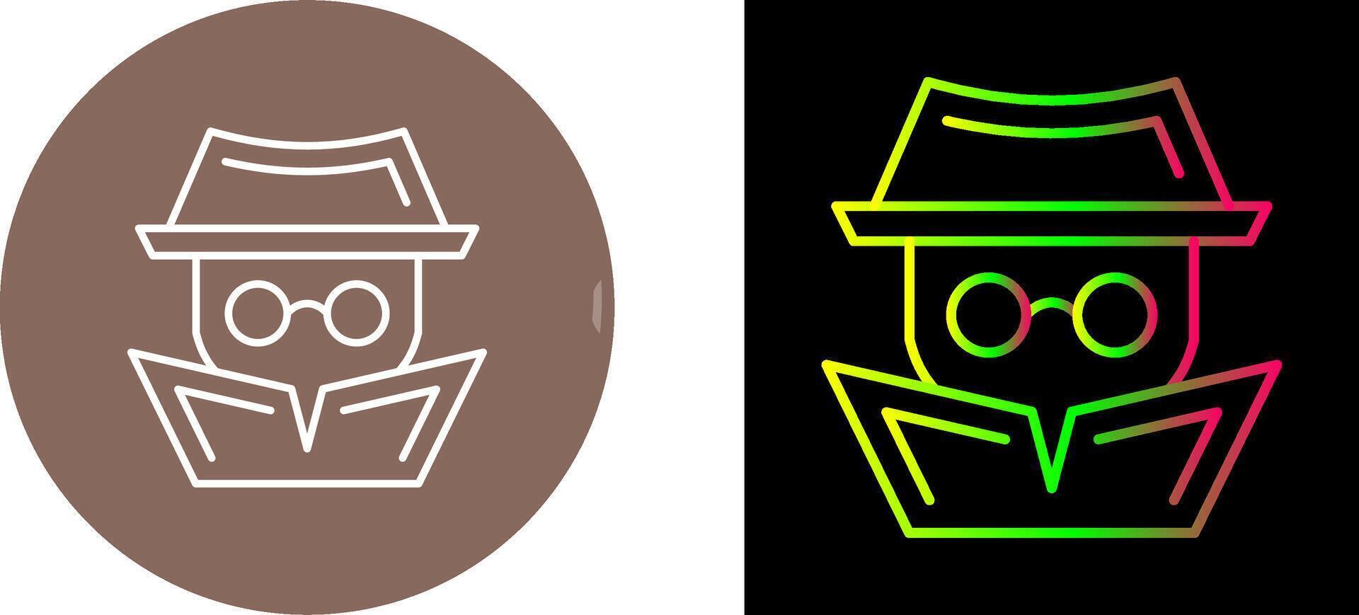 Hacker Icon Design vector