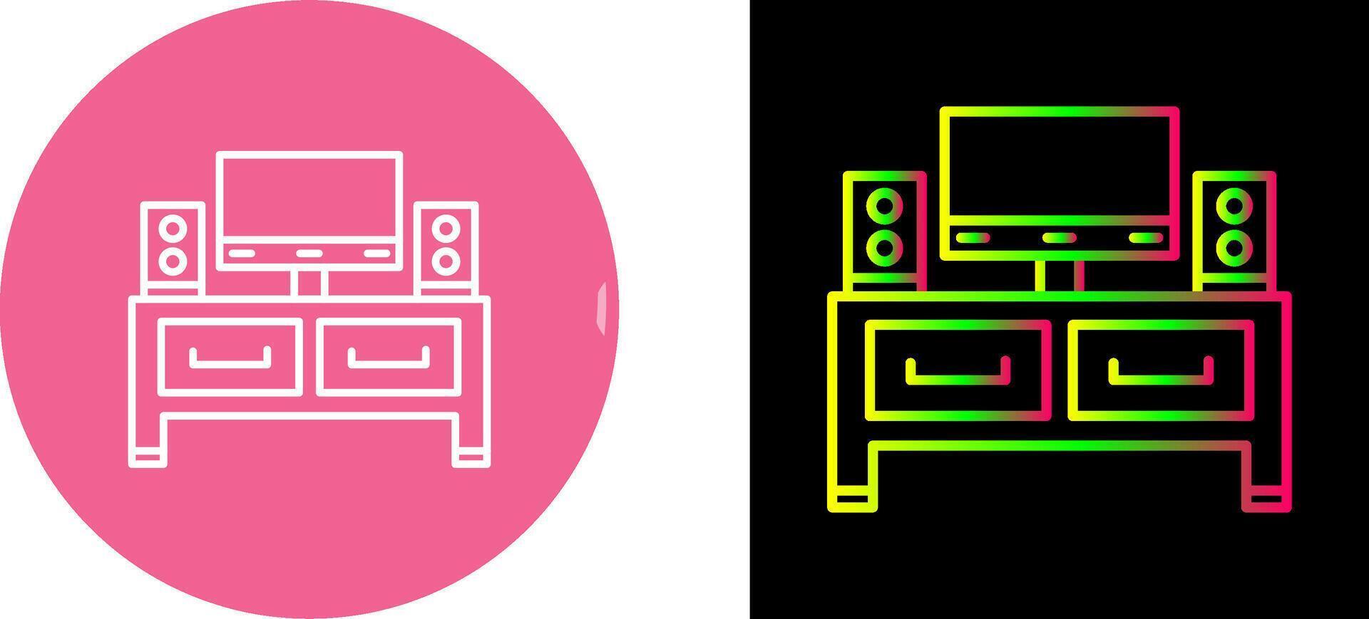 Television Icon Design vector