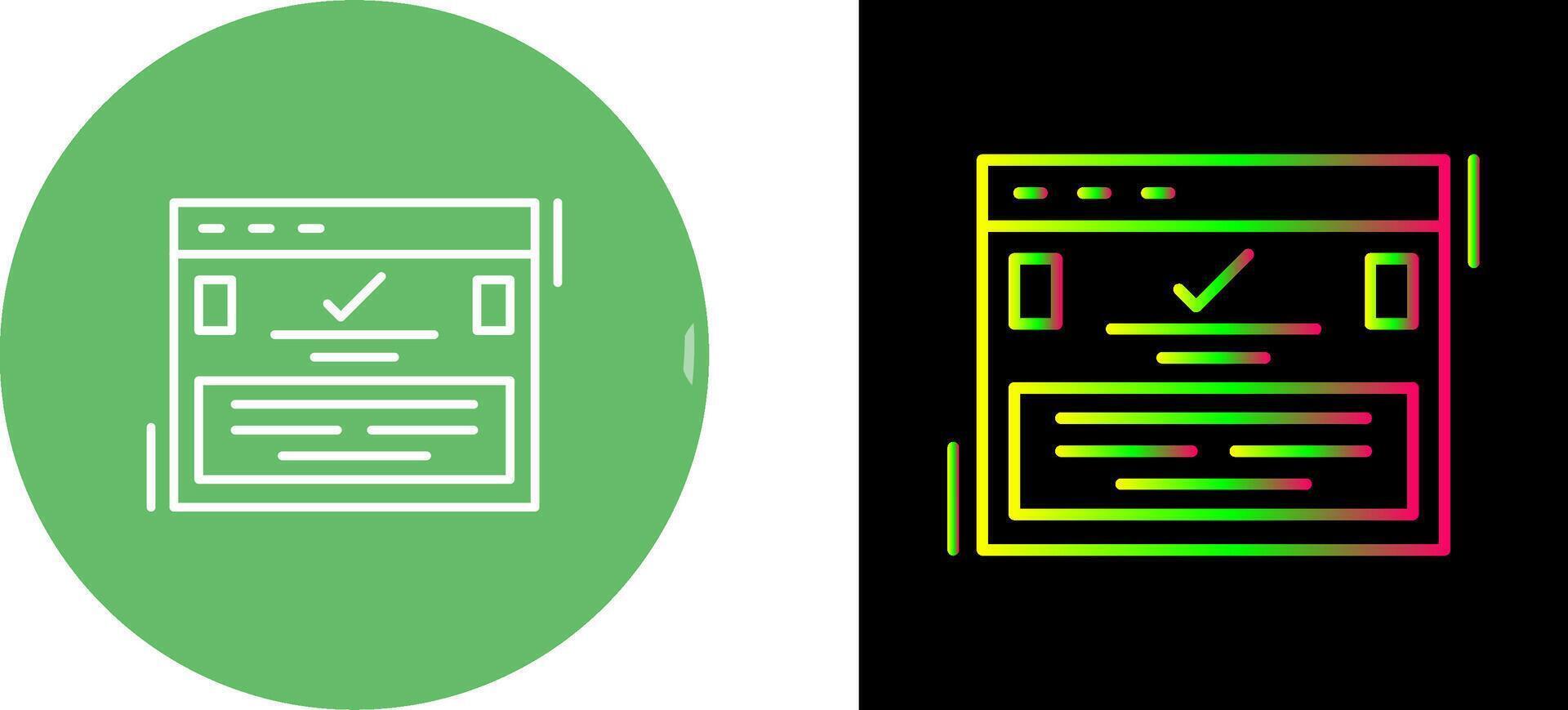 Complete Icon Design vector