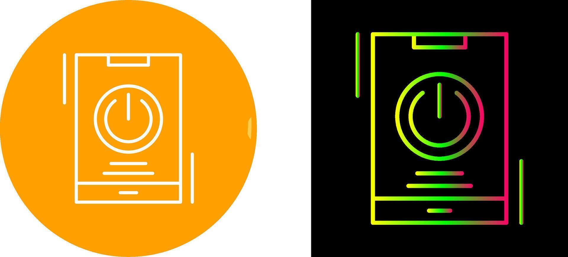 Power Icon Design vector