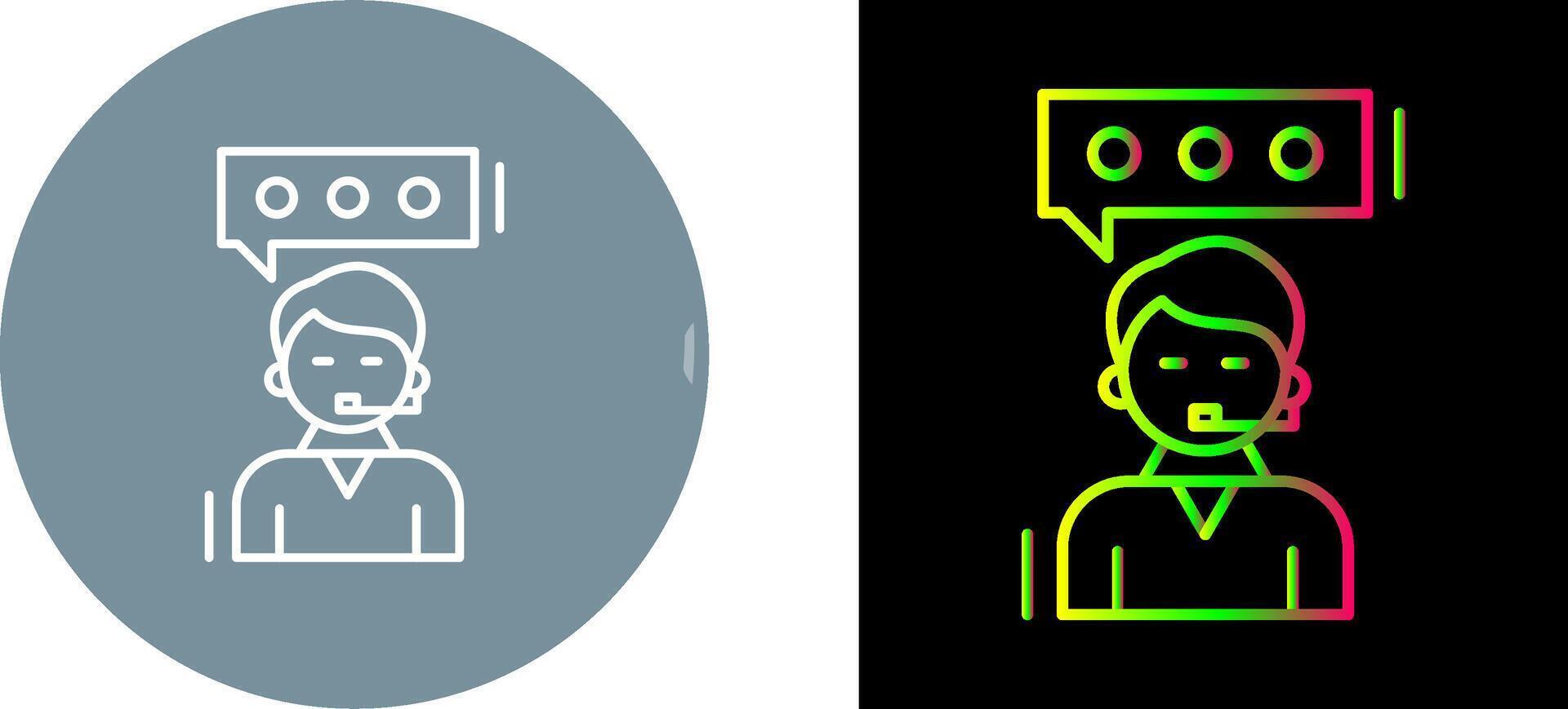 Client Service Icon Design vector