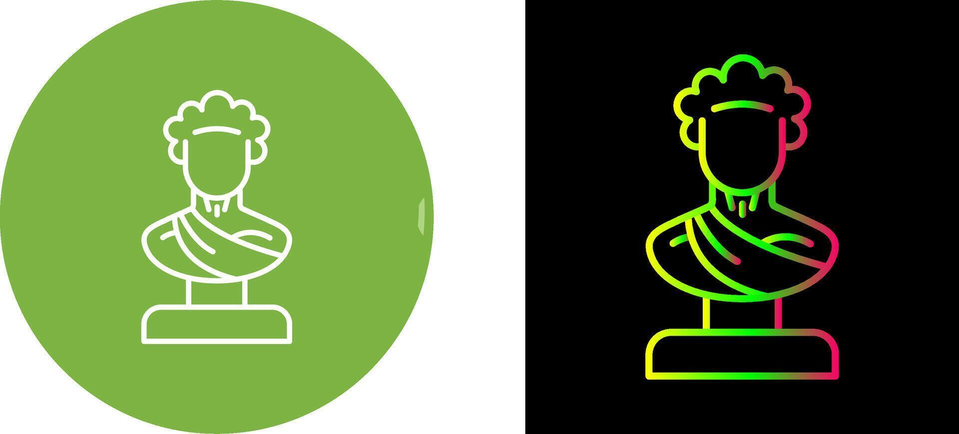 Statue Icon Design vector