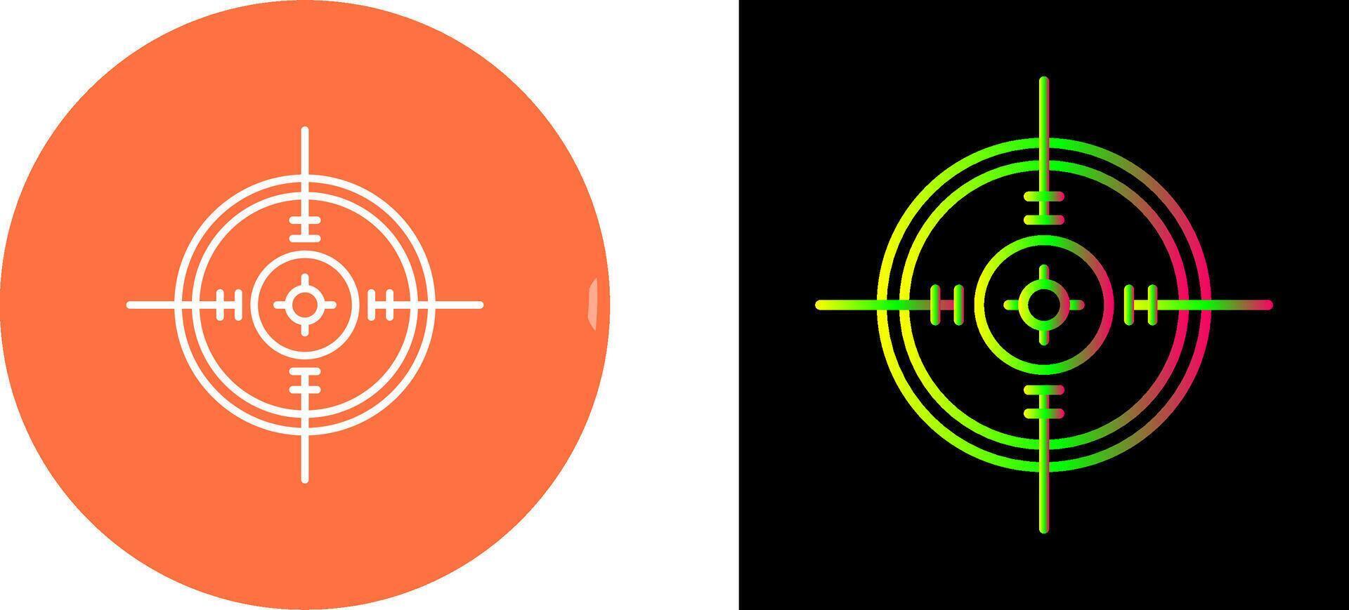 Aim Icon Design vector