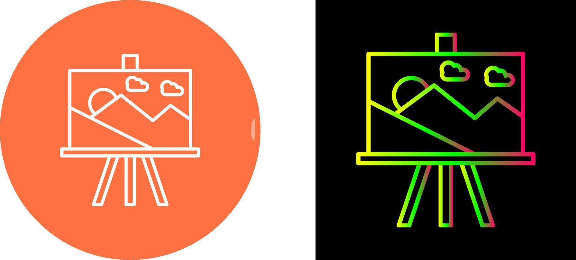 Canvas Icon Design vector