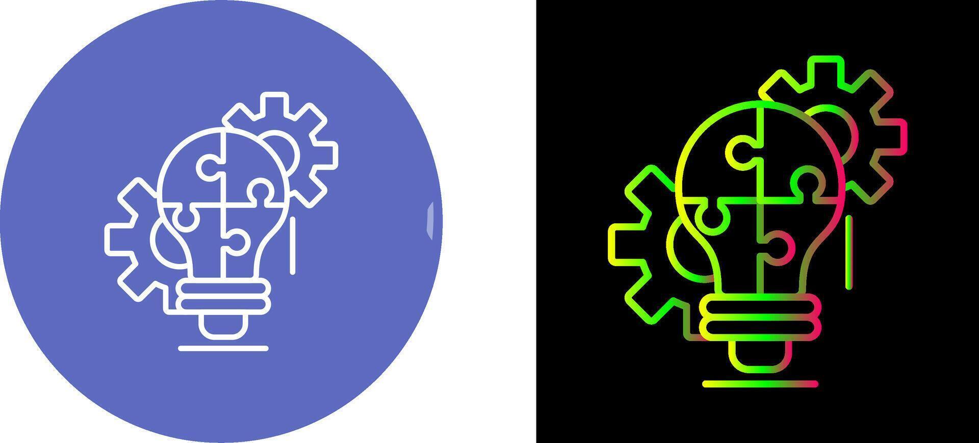 Problem Solving Icon Design vector