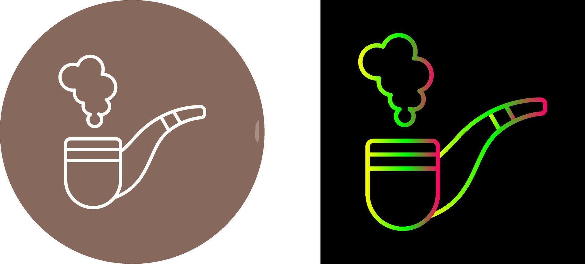 Smoke Pipe Icon Design vector