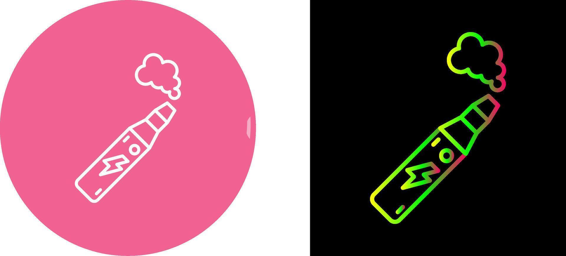 Electronic Cigarette Icon Design vector