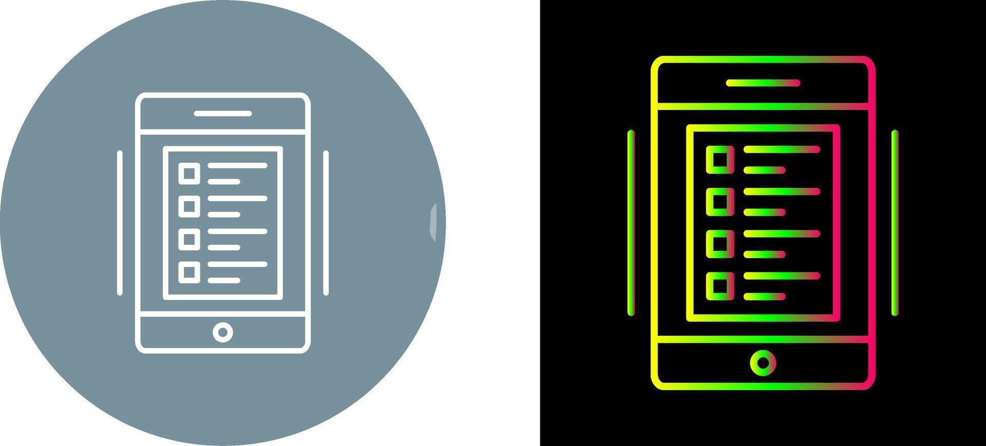 Online Test Icon Design vector