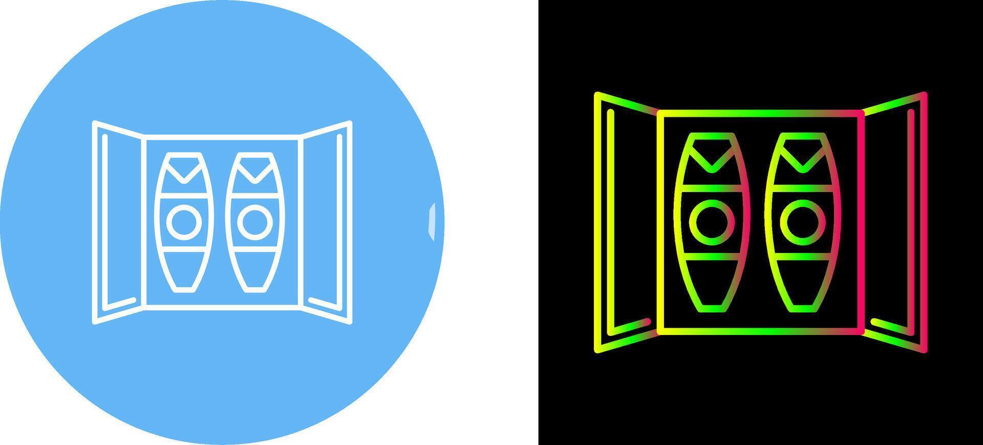 Cigar Box Icon Design vector