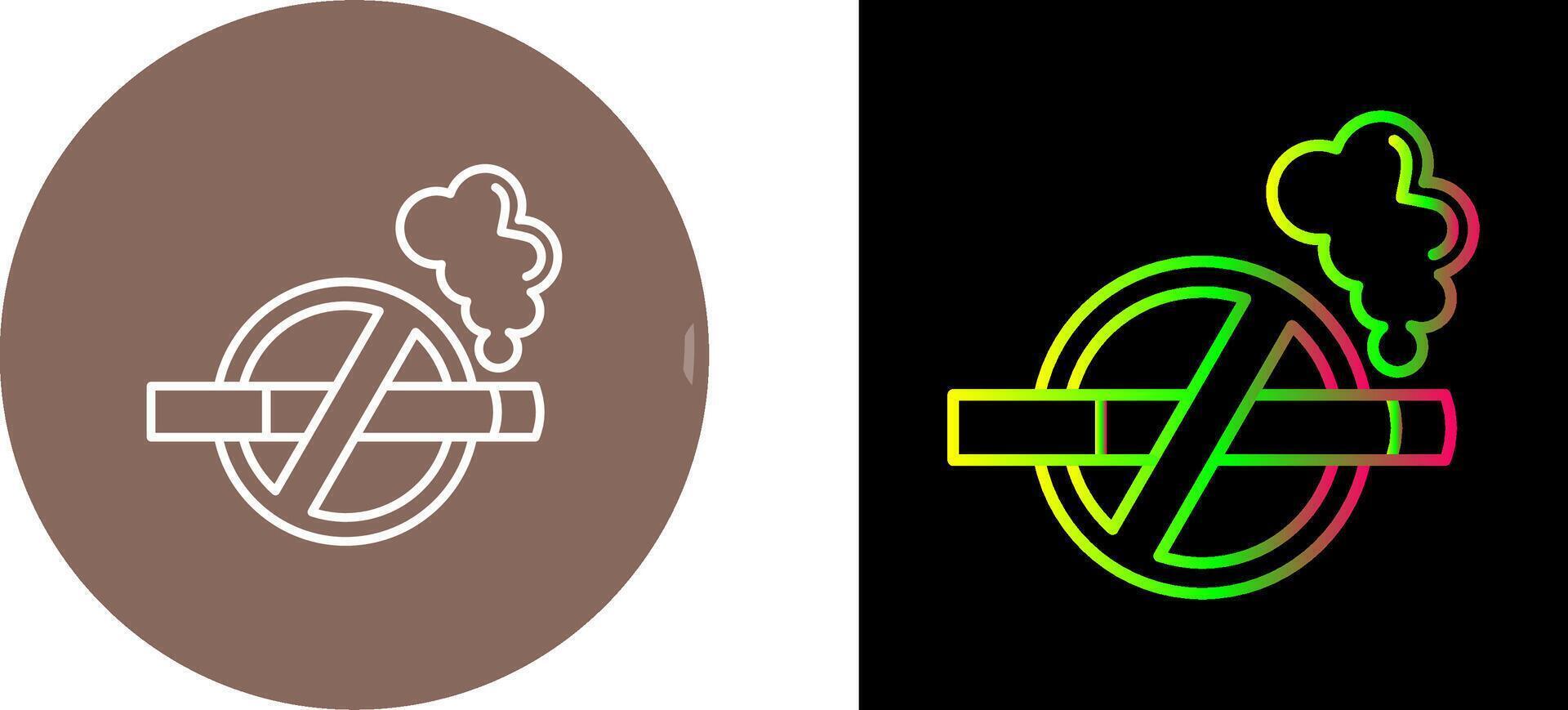 No Tobacco Icon Design vector