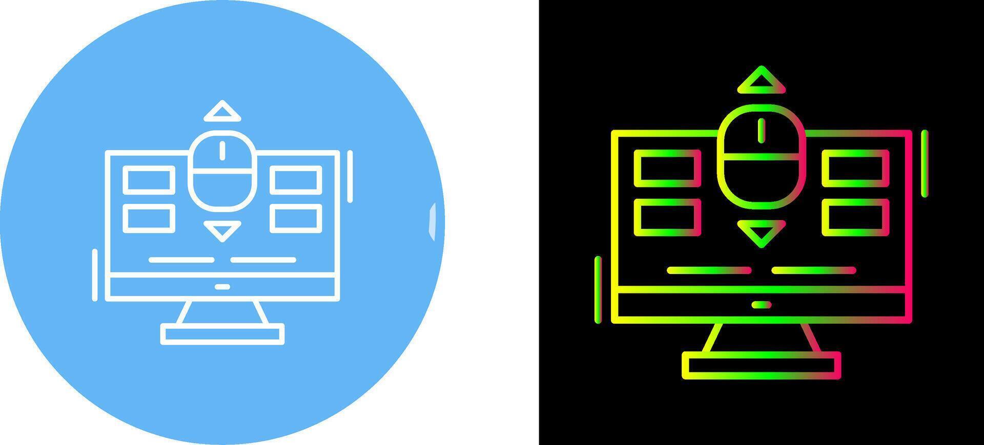Scroll Icon Design vector