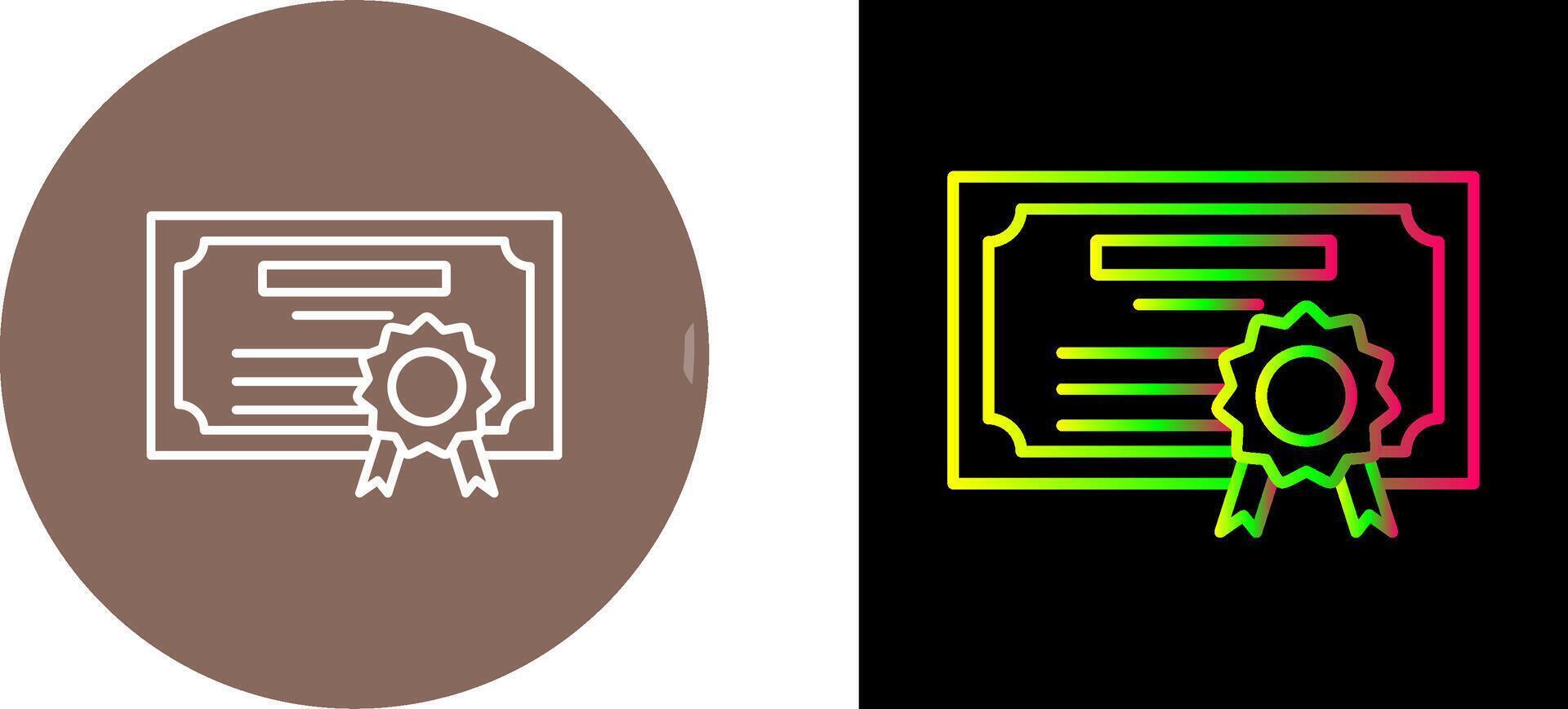 Diploma Icon Design vector