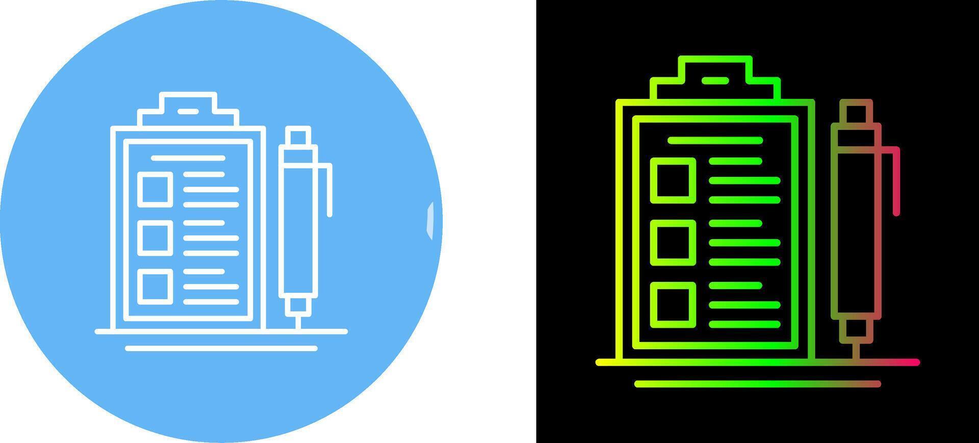 Check List Icon Design vector