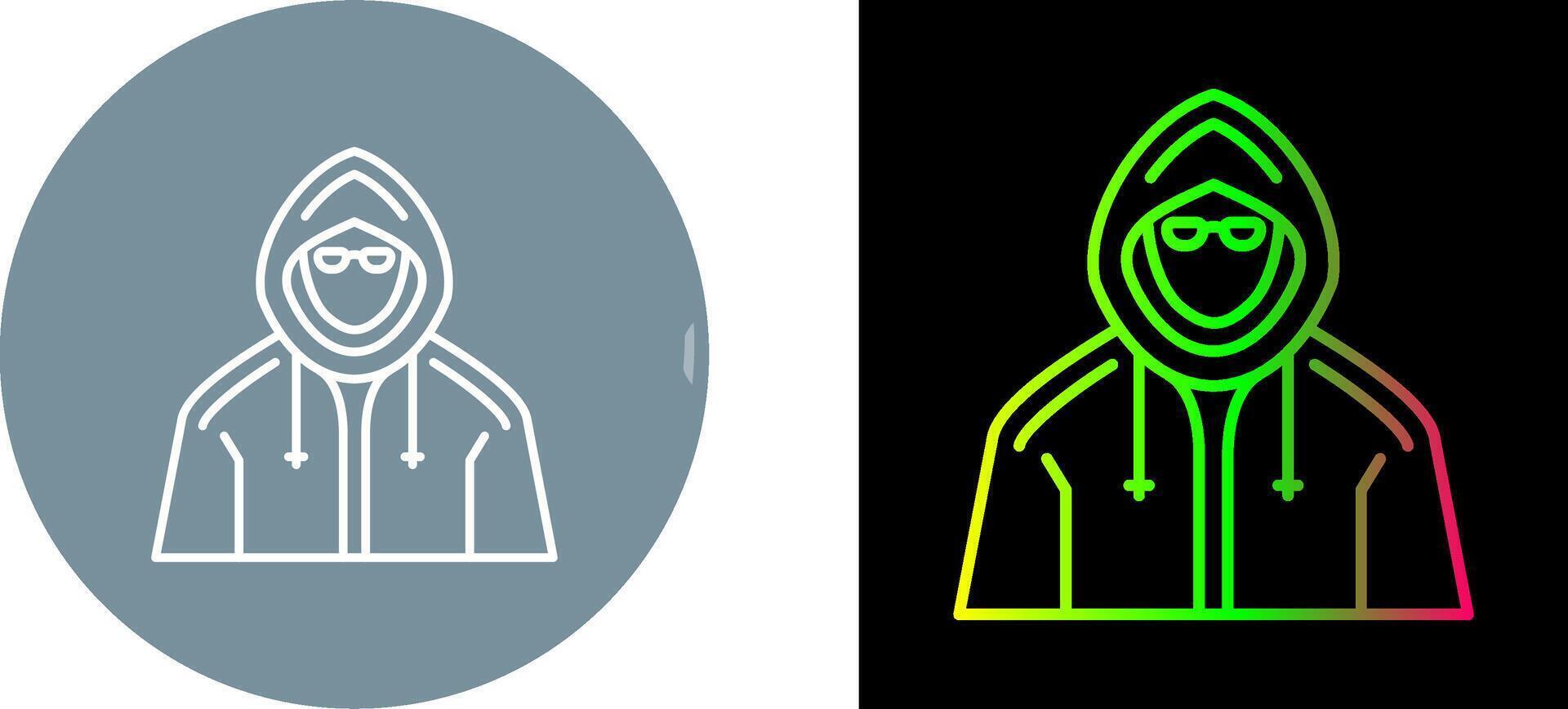 Hacker Icon Design vector