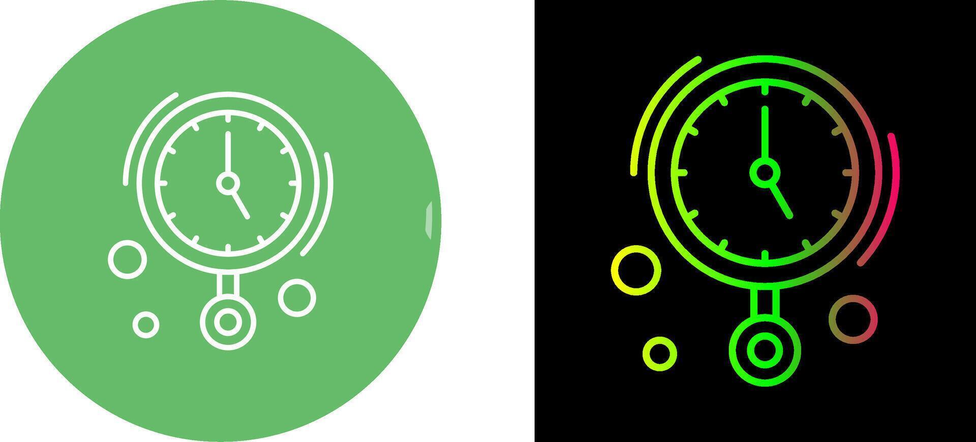 Wall Clock Icon Design vector