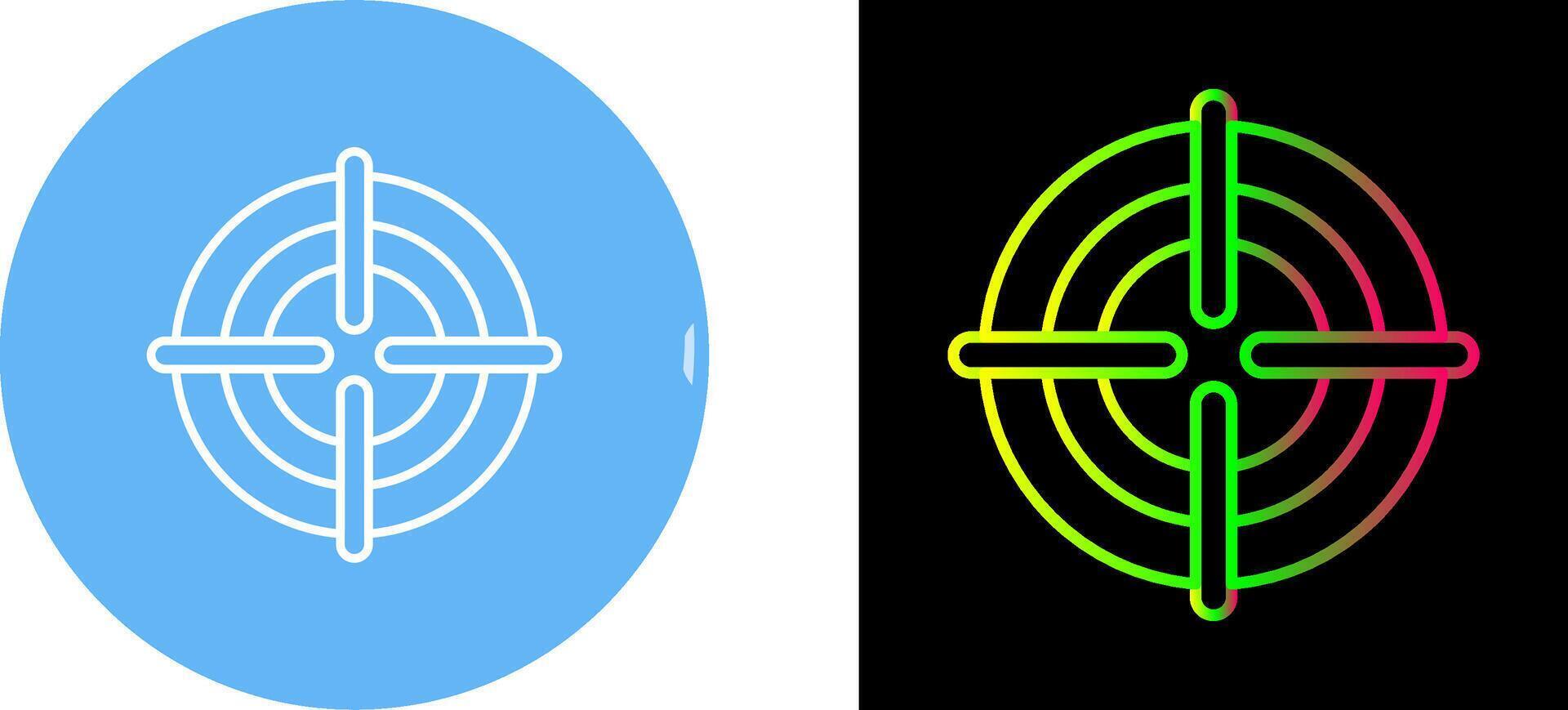 Target Icon Design vector
