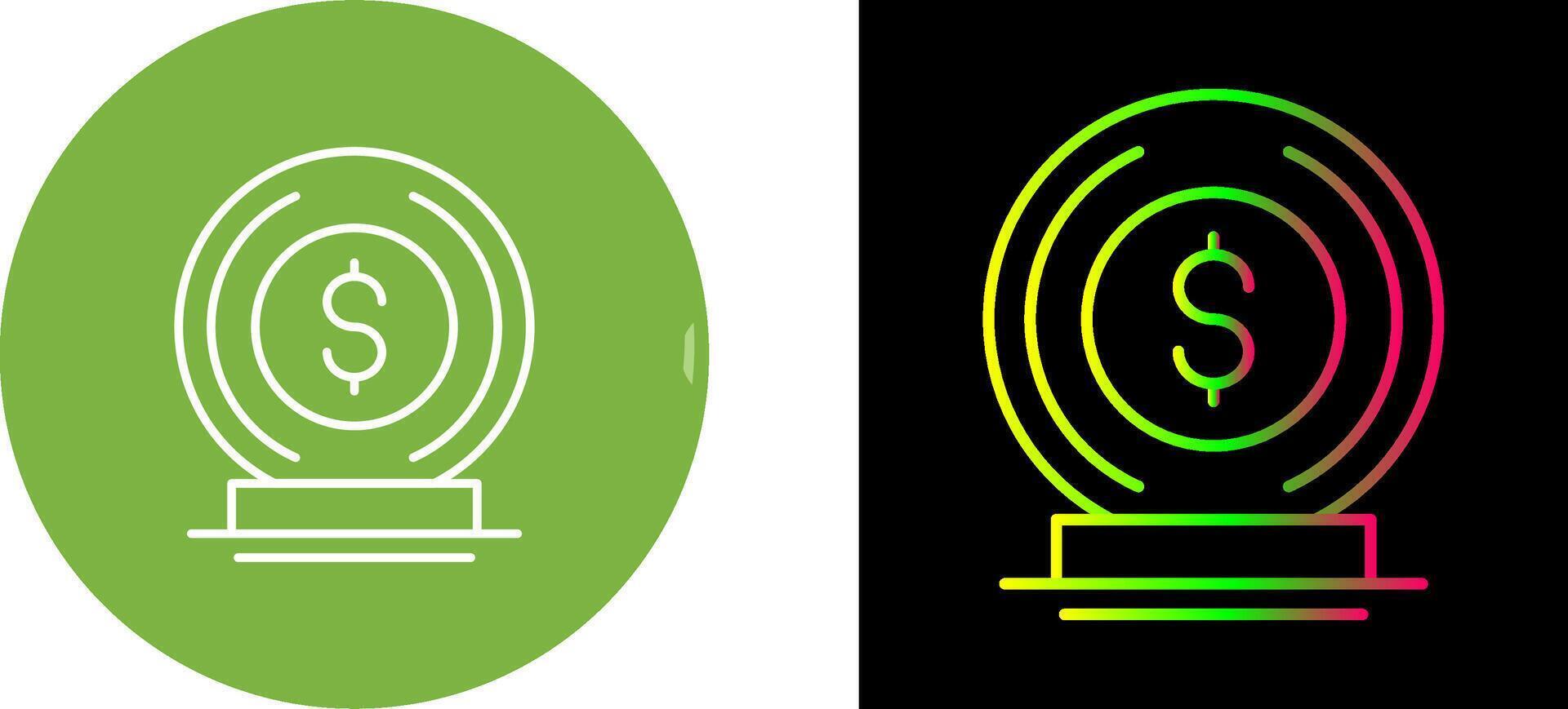 Coin Icon Design vector