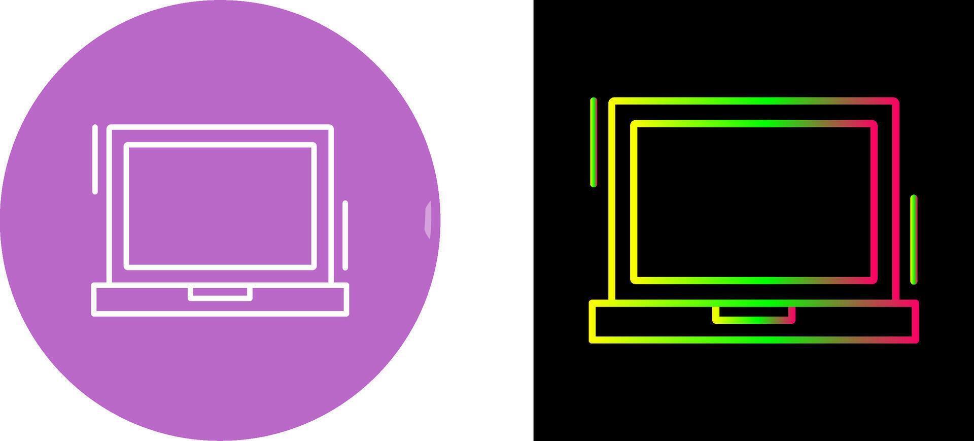 Laptop Icon Design vector