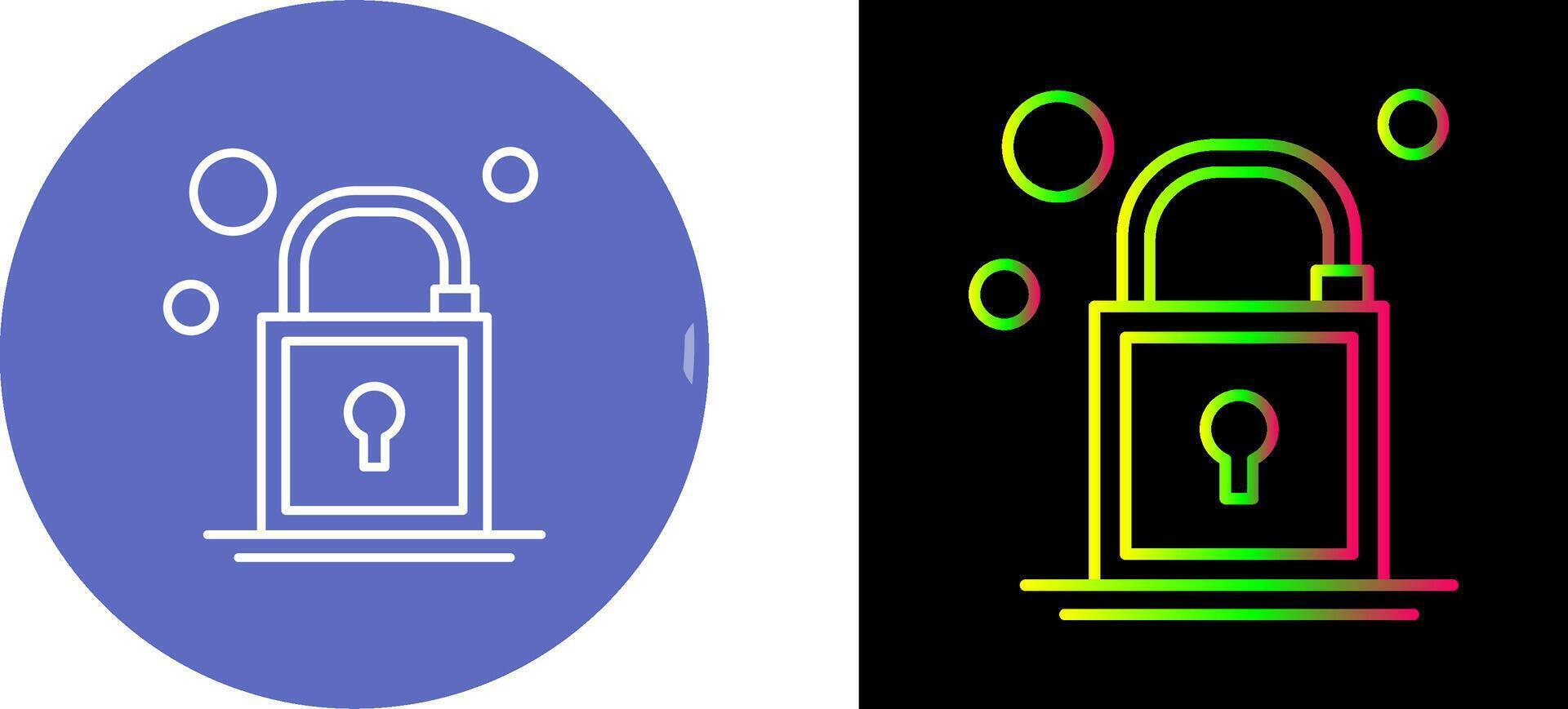 Lock Icon Design vector