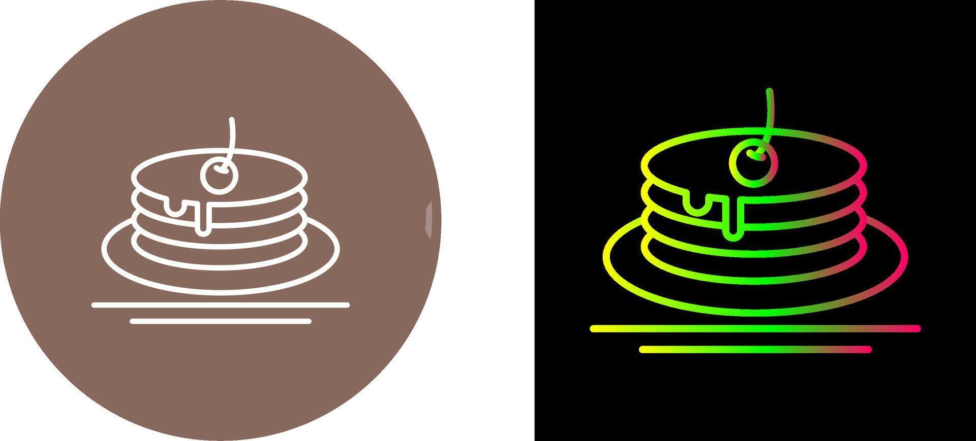 Pancake Icon Design vector