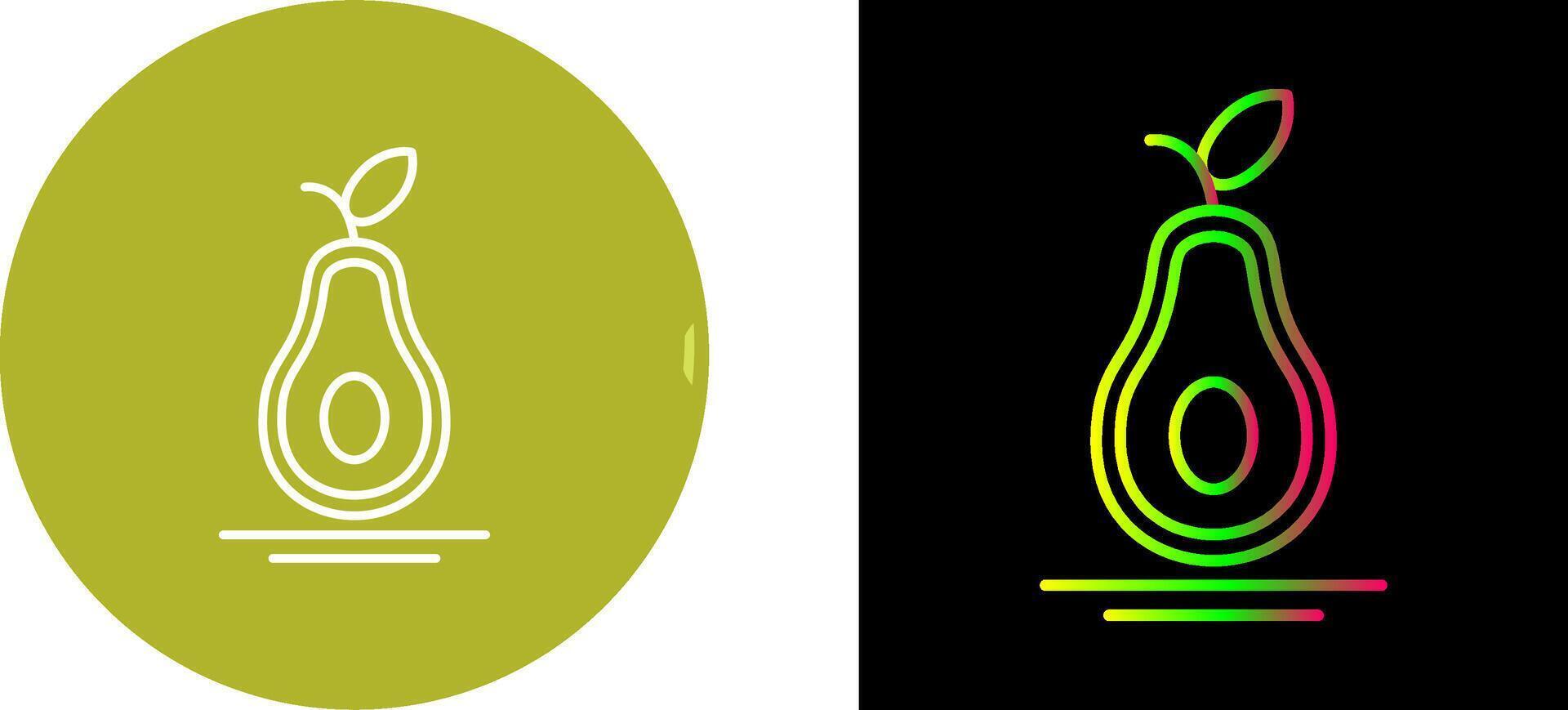 Avocado Icon Design vector