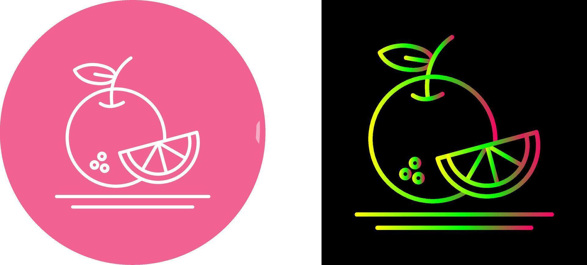 Orange Icon Design vector