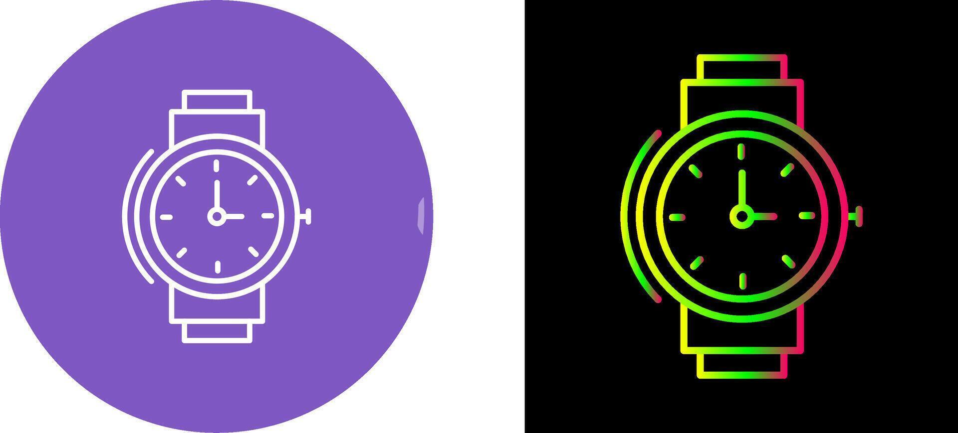 Wrist Watch Icon Design vector