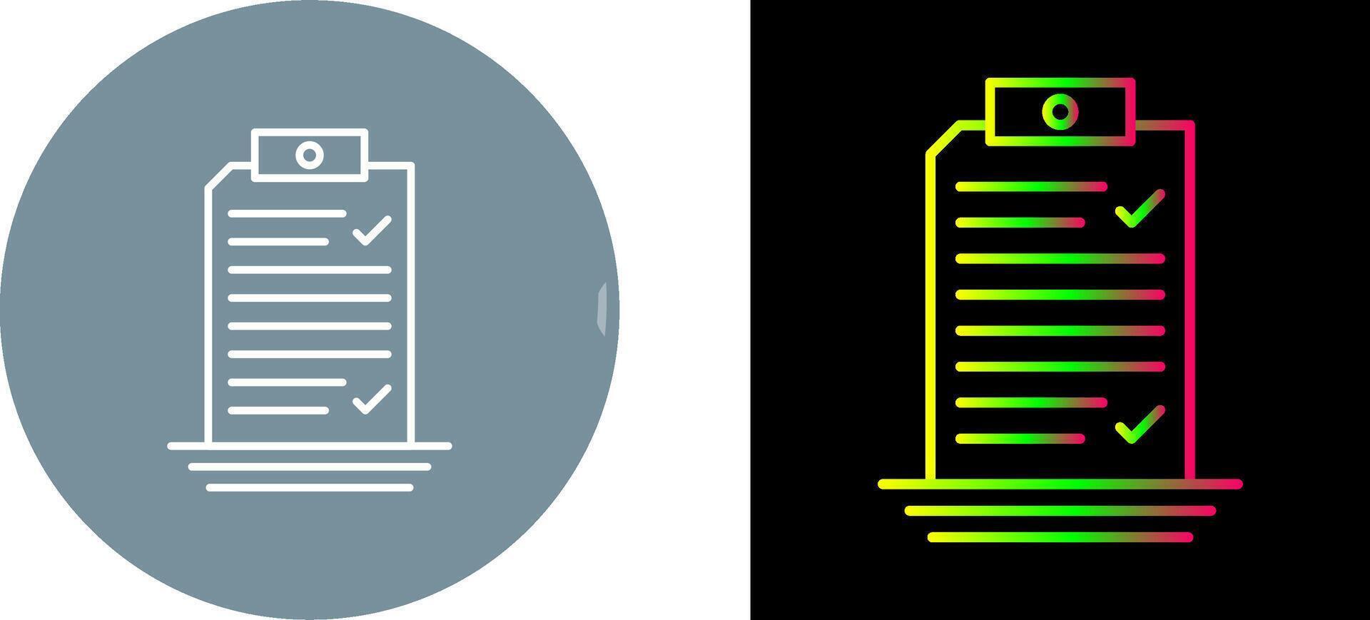 Check List Icon Design vector