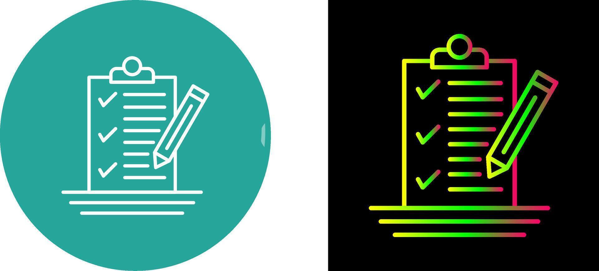 Check List Icon Design vector