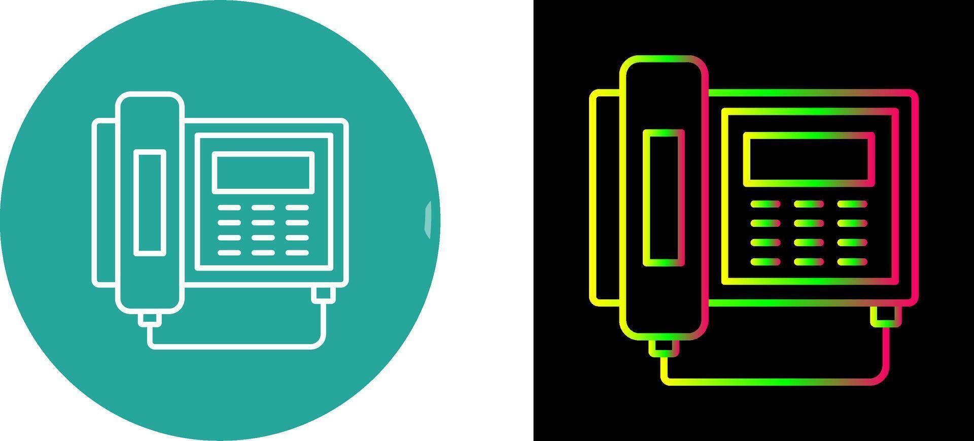 Telephone Icon Design vector