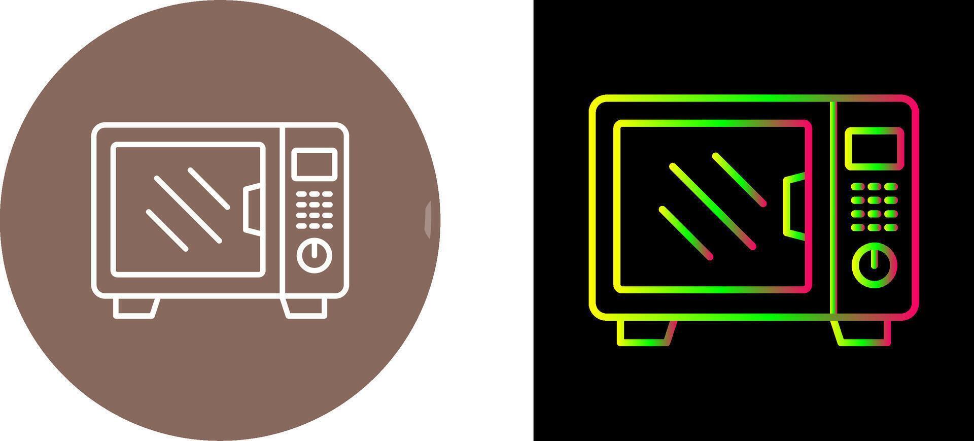 Microwave Icon Design vector