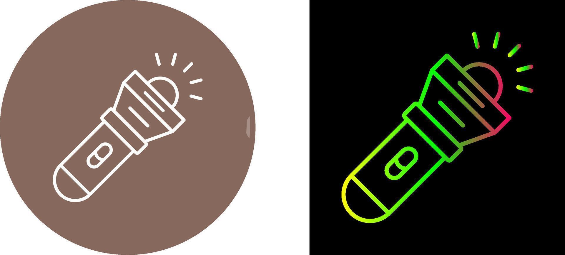 Flashlight Icon Design vector