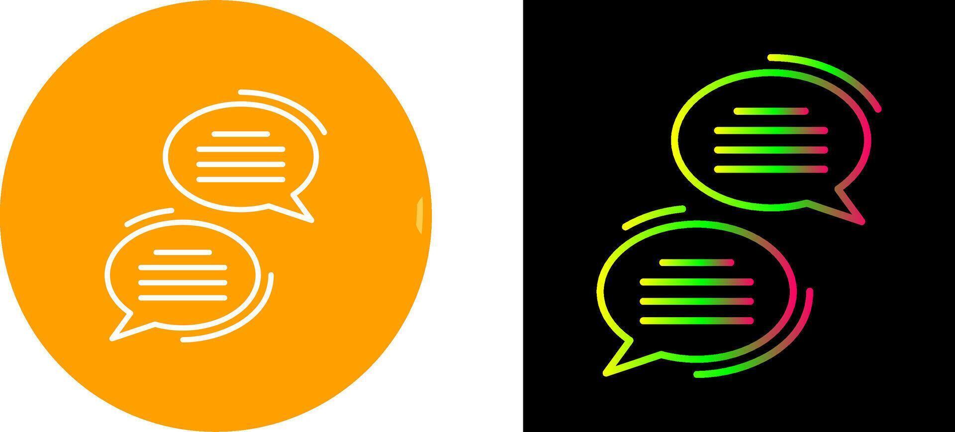 Chat Icon Design vector