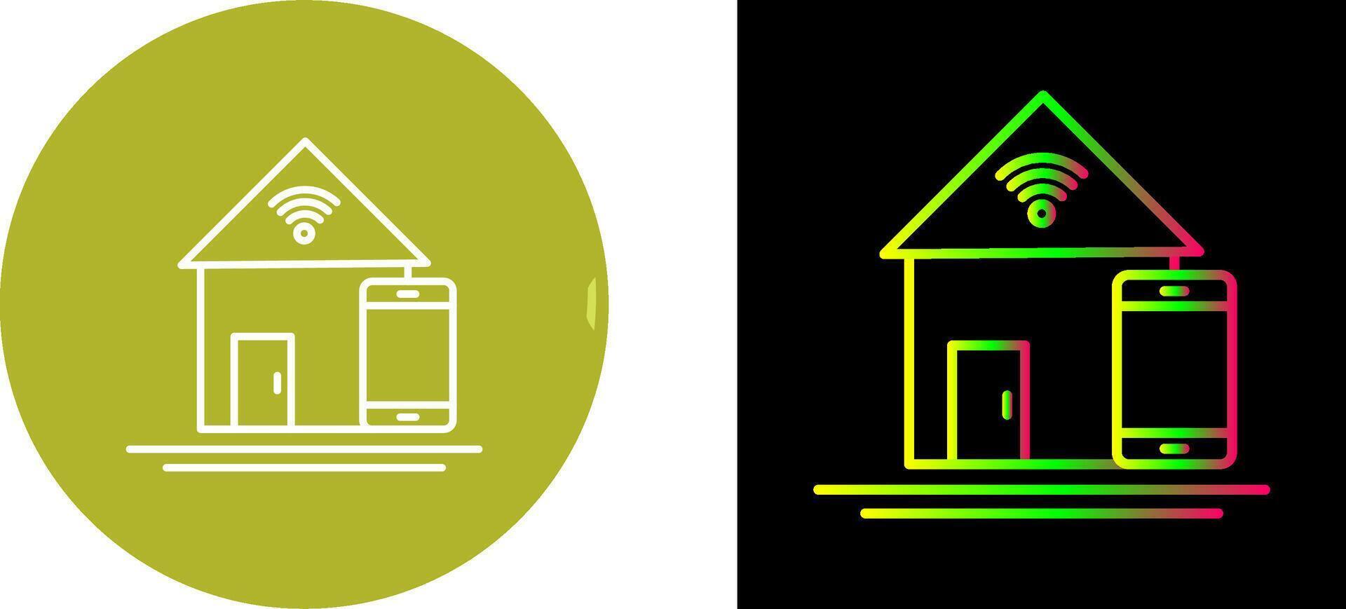Home Automation Icon Design vector