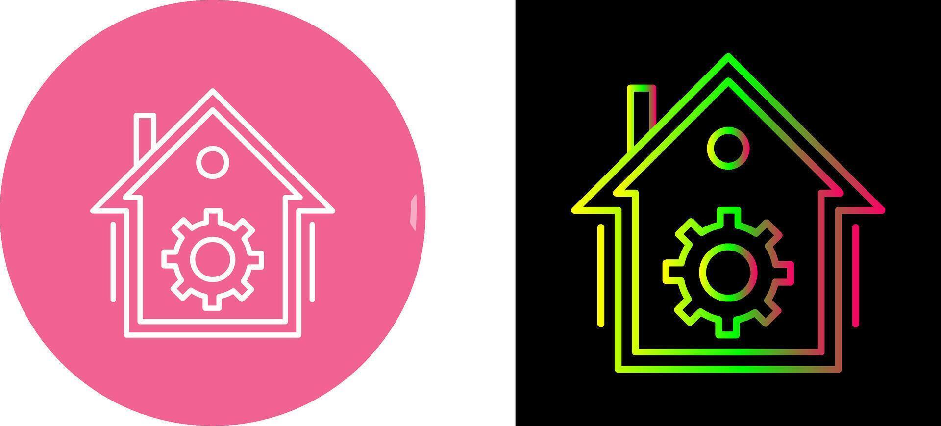 Home Automation Icon Design vector